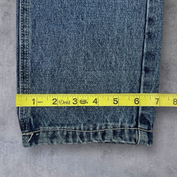 Princess Polly High Waist Button Up Straight Leg Jeans Sz: U/UK:6 / US: 2 /U: 34 - Picture 13 of 16